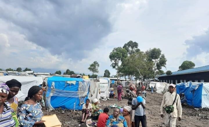 Nyiragongo: crise sanitaire dans le site des déplacés de kayembe terrain