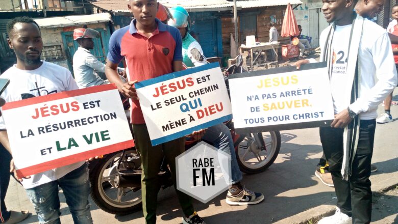 La Foi en Action à Goma: Des jeunes évangélisateurs à la chasse des âmes