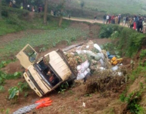 Tragédie à Lubero: 7 Morts et dégâts matériels considérables dans un accident de camion près de Masereka