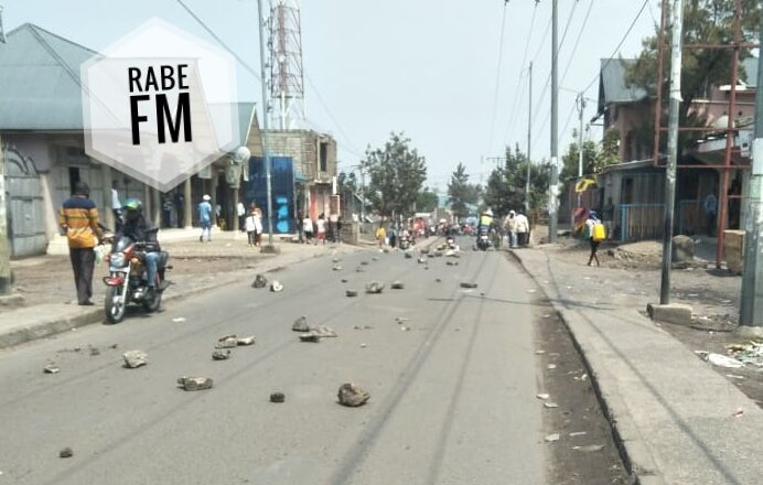 Nyiragongo: Les jeunes en grève en ce jour de le célébration de la jeunesse, influencent les activités en ville de Goma